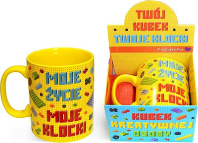 Filxhan gjigant Kukartka Giant Mug G 061, porcelan, 700 ml, me shumë ngjyra