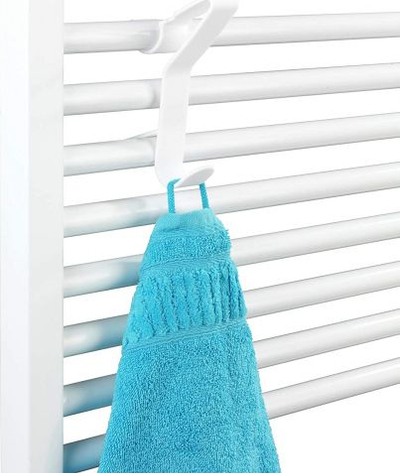 Varëse radiatorike Wenko 1-hook, plastike ABS, e bardhë