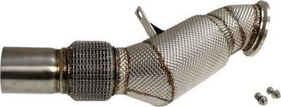 Downpipe TurboWorks BMW B48 F30 340i F32 440i, me katalizator 200 cell, me mburojë termike