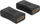 Adapter Mini HDMI DeLOCK 65506, 2x Mini HDMI 19-pin F, kontakte të arta, i zi