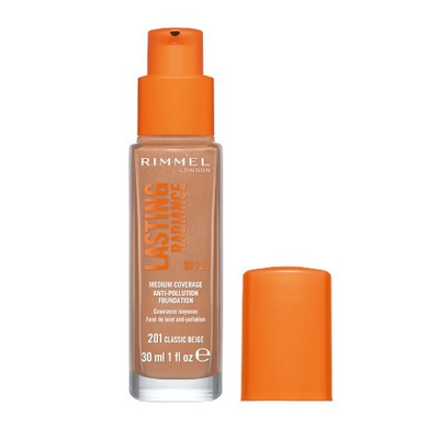 Krem pudër Rimmel Lasting Radiance, 201 Classic Beige, 30 ml