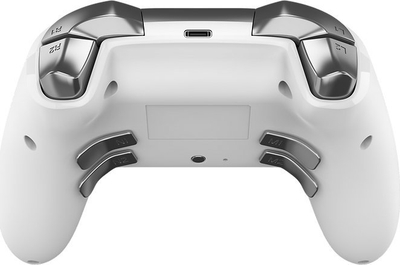 Gamepad pa tela DragonShock Nebula Pro, kompatibil me Nintendo Switch PS3 PC Android, i bardhë