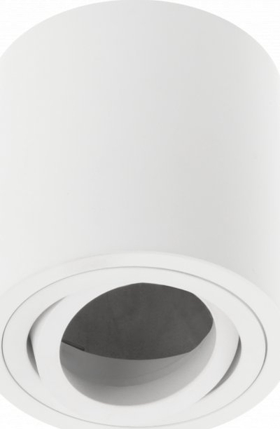 Lampë tavani GTV Aveiro OSAVB8090OK110, GU10 1x20W, e bardhë