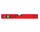 Nivel profesional MN-70-50 Painted, 100 cm, me SHOCK PROTECT, i kuq