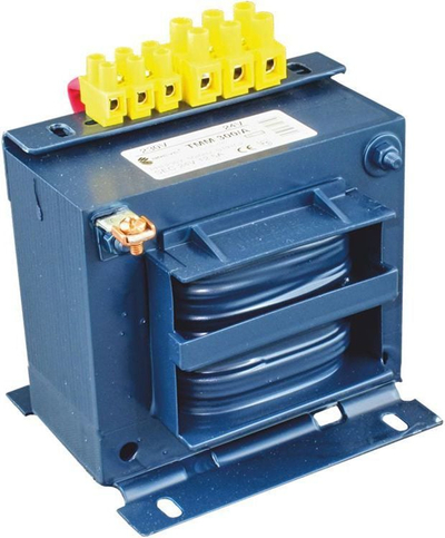 Transformator njëfazor BREVE TMM 200VA, 230V n'24V, gri