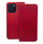 Futrollë telefoni OEM Smart Suede për Samsung Galaxy A52 A52s 5G, me stand, me xhepa për karta, e kuqe