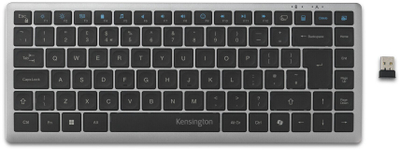 Tastierë Kensington KB435 EQ, pa kabllo, Bluetooth 2.4 GHz, gri space
