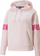 Bluzë me kapuç Puma Power Colorblock Hoodie TR për goca, me xhep kangur, rozë e çelët