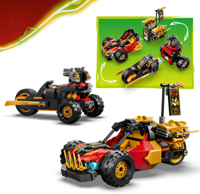 Set lodrash LEGO Ninjago 71864, 394 pjesë, mbi 7 vjeç, shumëngjyrësh