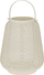 Lampion dekorativ Home Styling Collection, metal me dorezë, i bardhë