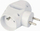Adapter prizë trefishtë DYZ, 230V 10A, 2x rrumbullakët 1x i sheshtë, i bardhë
