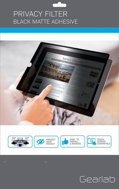 Филтер за приватност за екран ESTUFF GLBW15336234, 15\", за лаптоп, црн