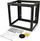 Raft muri për rrjet StarTech 9U 19", 2 postësh, 17", i zi
