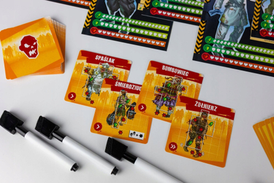 Loja bord Zombicide Weapons in Hand Portal Games, roll and write, bashkëpunuese