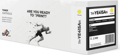 Toner TB Print TH-YE415AN, që zëvendëson HP W2032A, 2100 faqe, i verdhë