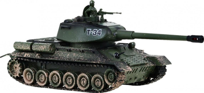 Lodër tank me telekomandë Ramiz T34 99815, 2.4GHz, me zë e drita, jeshil kamuflazh