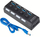 Hub USB Roger AD15653, 4x USB 3.0, 5 Gbit/s, i zi