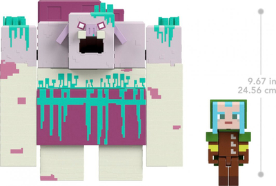 Set figurash Mattel Minecraft Legends Devastator, 2 figura, me aksesorë slime, shumëngjyrësh