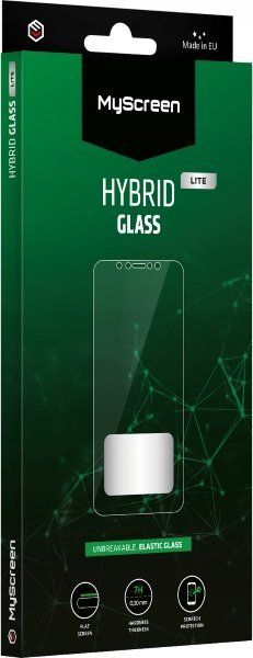 Xham mbrojtës MyScreen Hybrid Glass për Huawei P Smart 2021 edhe Honor 10X Lite, transparent