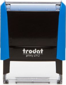Stempel Trodat Printy 4912 Typo, 4 rreshta, vetërregullues, i zi