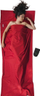 Çarçaf udhëtimi Cocoon Premium MummyLiner, mikrofibër, xhep jastëku, i kuq cranberry