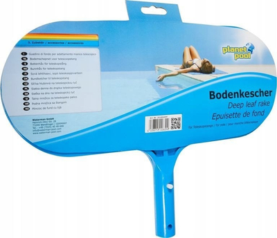 Rrjetë për pastrim pishine Chemoform Bottom Pool Net 2500-045PP, për fund edhe sipërfaqe uji, plastike, blu