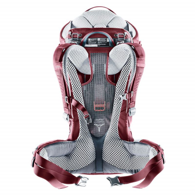 Karrige-shpinore për fëmijë Deuter Kid Comfort, sistem Aircontact, xhepa anësorë, maron