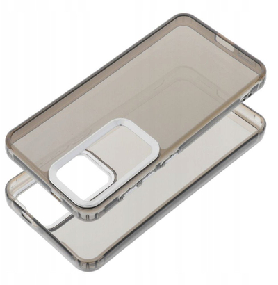 Kole telefoni PEARL për Samsung Galaxy A16 5G, TPU mat transparent, efekt metalik argjendi
