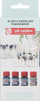 Set boja transparente për qelq dhe porcelan Royal Talens Art Creation Blues, 4 ngjyra, 30ml
