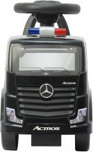Makina kalëruese Milly Mally Mercedes-Benz Actros Police, për fëmijë 12m+, e zezë