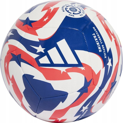 Топка за фудбал Adidas FIFA Club World Cup Training, тренинг, бела сина