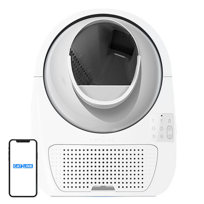 Tualet inteligjent për mace Catlink Pro X CL 07, vetëpastrues, 13L, i bardhë