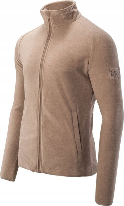 Bluzë polar Magnum Essential Microfleece 92800396103, me zinxhir të gjatë, me xhepa, ngjyrë flesh kafe