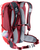 Çantë turistike Deuter Race 16, 16L, sistem ventilimi AirStripes, e kuqe cherry