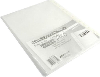 Kopertina mbrojtëse Bantex A4, 80 mik, set 25 copë, transparente