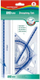 Set gjeometrie Keyroad Geometry Set, plastikë, transparent