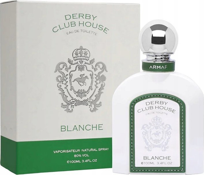 Parfum Armaf Derby Club House Blanche, Eau de Toilette, 100ml, i bardhë