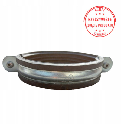 Kllapë montimi NICZUK DUO UPGD 120BK, diametër 116-124 mm, me shtresë EPDM, e zezë