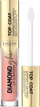 Gloss buzësh Eveline Diamond Glow Lip Luminizer, efekt shkëlqimi, me vitaminë E dhe acid hialuronik, transparent