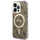 Kupë telefoni Guess 4G Pattern MagSafe për iPhone 15 Pro, kafe