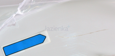 Vaskë drejtkëndore Roca Easy 170x75 cm, akrilik, e bardhë