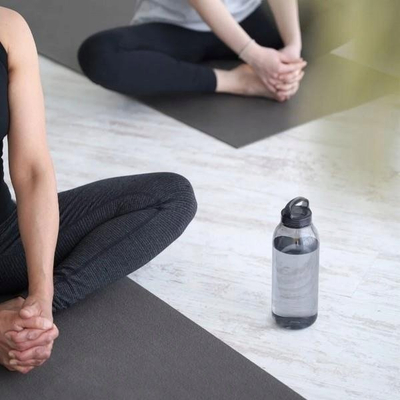 Shishe uji Kinto Smoke, 950ml, copolyester, gri e errët