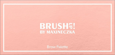 Paletë hijesh për vetulla Makeup Revolution Brush Up by Maxineczka, 6 nuanca, për të gjitha ngjyrat e flokëve
