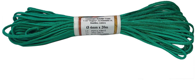 Litar poliamid HausHalt, 4mm, 20m, i gjelbër