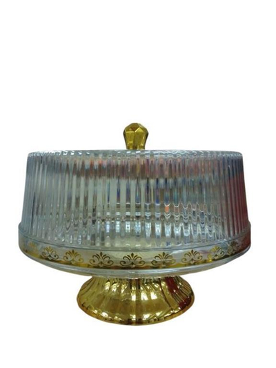 Kuti plastike, gold 25CM . UNIMIKS