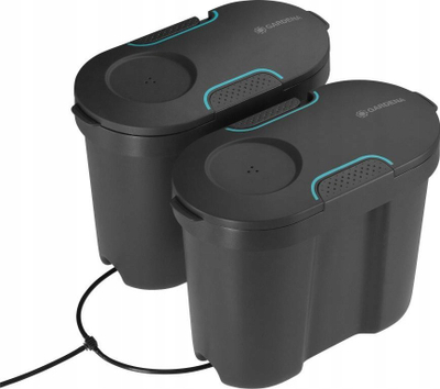 Depozitë uji Gardena AquaBloom, 10.5L, antracit me turkeze