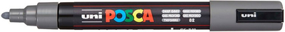 Marker POSCA Uni-Ball PC-5M, majë mesatare, gri e errët