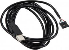 Kabllo USB Aqua Computer A në 5 pin femër, 200 cm, e zezë