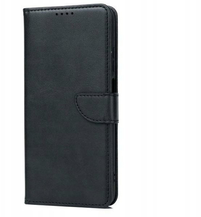 Këllëf telefoni Marv Wallet për Oppo Reno 15 Pro, lëkurë eko, me kapak, i zi