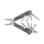 Multivegel Gerber Truss 31-003304, çelik inox, me këllëf, gri